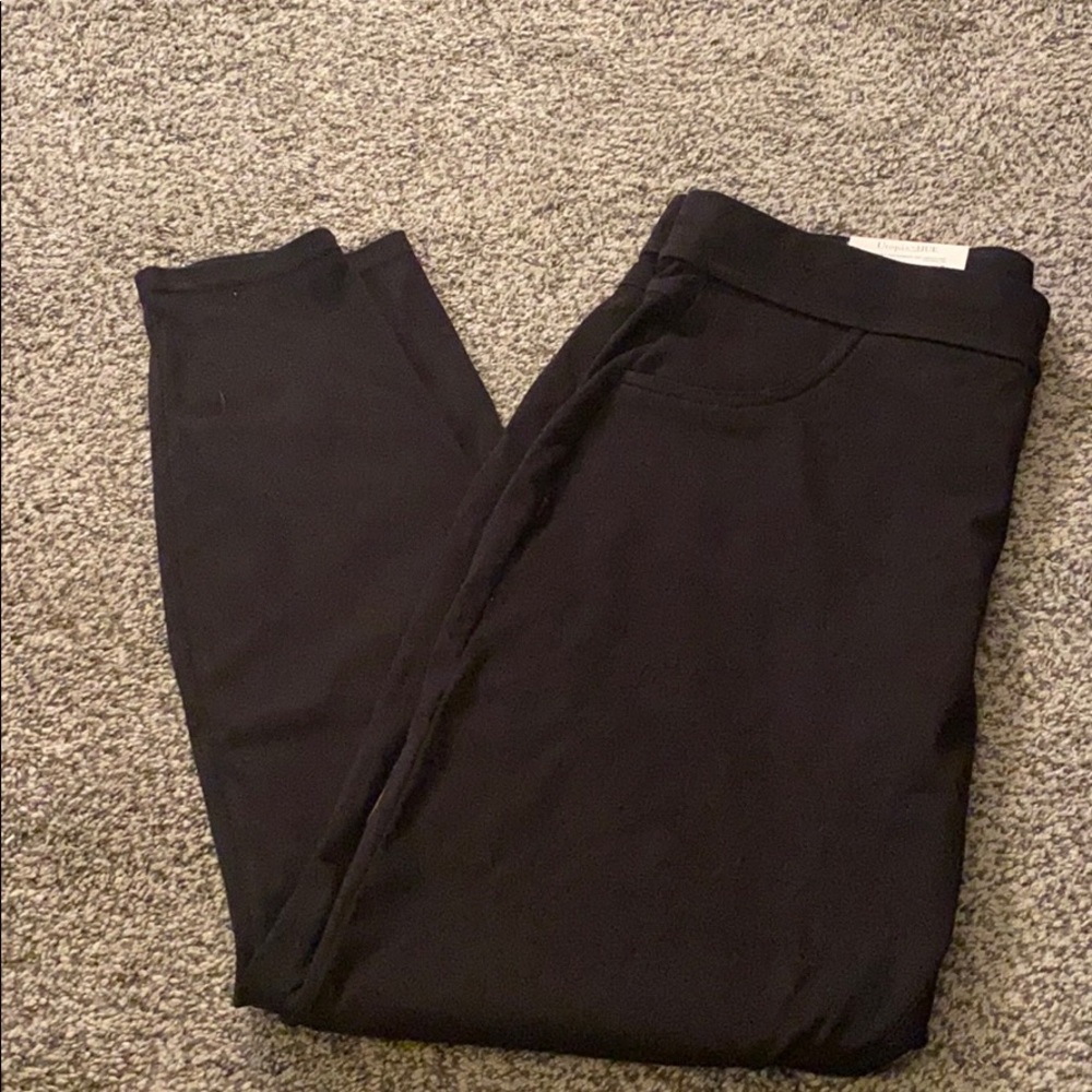 Black Denim Legging